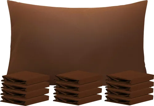 Miniatura 29 de NTBAY Paquete de 12 fundas de almohada Queen 100% microfibra cepillada, súper suaves y acogedoras, resistentes a las arrugas, la decoloración