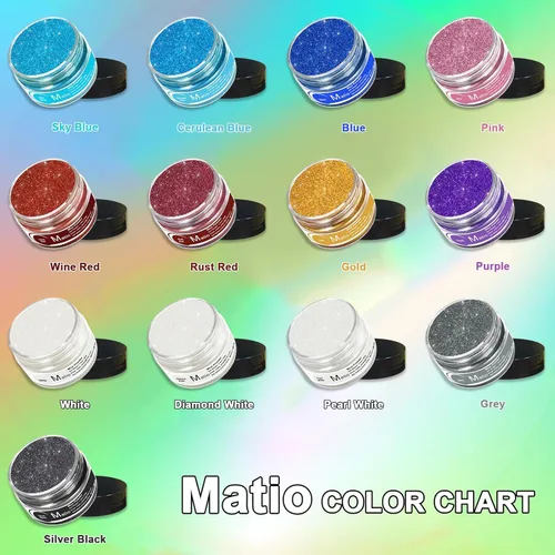 Miniatura 3 de Matio Polvo de Mica Gris para Resina Epoxi, 1.8oz/50g Polvo de Mica de Efecto Nacarado Pigmento de Color Natural para Fabricación de Jabón, Bomba