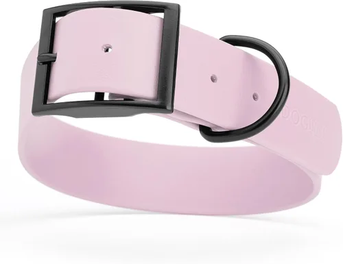 Miniatura 100 de Dogline Biothane - Collar impermeable para perro con hebilla de liberación rápida, resistente cincha de nailon recubierta con resistente y a prueba
