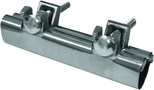 Miniatura 8 de Eastman Abrazadera de reparación de tubería de 6 pulgadas, conexión IPS de 1 pulgada, acero inoxidable, 45192