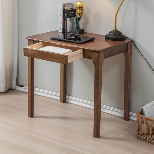 Miniatura 16 de Escritorio de Madera Sólida, Escritorio de Juego y Estudio para Oficina en Casa, para Trabajo, Escritorio para PC de Estudiantes para Dormitorio