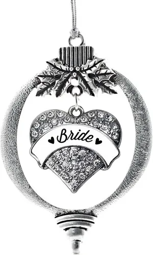 Miniatura 126 de Inspired Silver - Adorno con dije de hermana gemela - Adornos navideños de plata con circonitas cúbicas