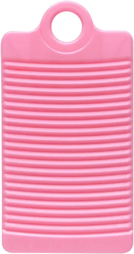 Miniatura 8 de MAOYE Mini tabla de lavar de plástico para niños Camisas Clean Laundry Lime Washboard para lavandería (azul)