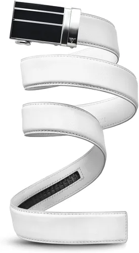 Miniatura 12 de Mission Belt Cinturón de trinquete de cuero para hombre, colección 3Bar