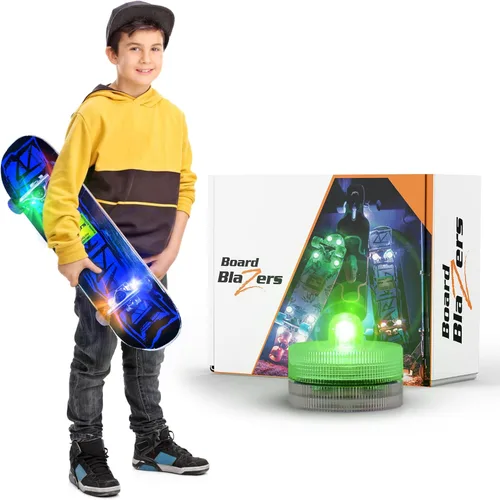 Board Blazers Luces LED para Skateboard con Efecto Underglow - Regalo Ideal para Skateboard - Luz LED Perfecta para Longboard o Luz para Scooter,