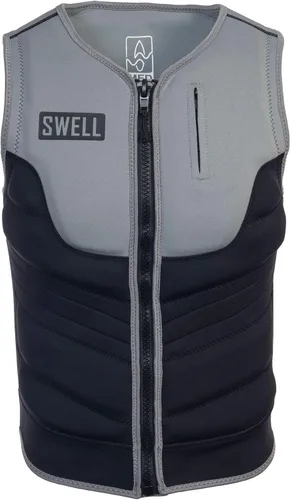 Miniatura 22 de Chaleco de neopreno Wakesurf Comp para hombre, diseñado exclusivamente para Wake Surf, pero ideal para todas las demás actividades de deportes Peltre