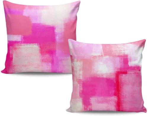 Miniatura 12 de Juego de 2 fundas de almohada, arte abstracto de 16 x 16 pulgadas, cuadradas, decoración del hogar, fundas de almohada decorativas para sofá