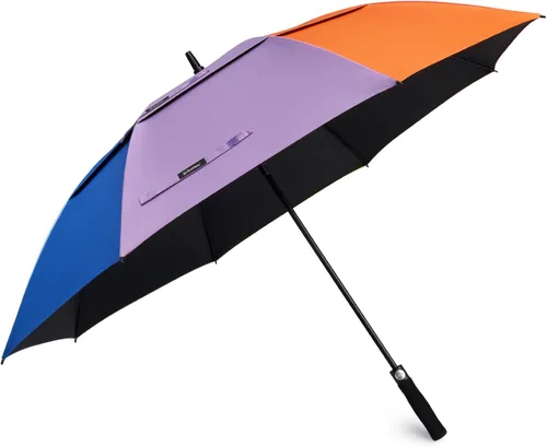 Miniatura 14 de G4Free Paraguas de golf con protección UV de 47/54/62/68 pulgadas, con apertura automática, doble toldo con ventilación de gran tamaño, extra