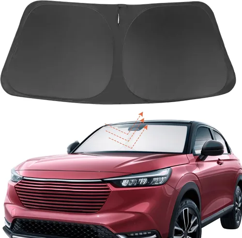 Parasol plegable para parabrisas delantero de automóvil, ajuste personalizado para Honda HR-V 2023-2025 2026, bloquea los rayos UV, mantiene el