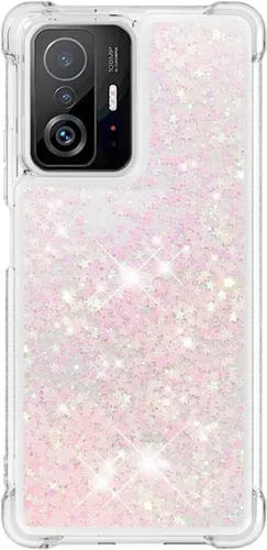 Miniatura 35 de Glitter Sparkle Moving Quicksand Flowing Cover para Xiaomi Redmi Note 10S Bling Liquid Clear Star Heart Silicona Bumper Funda transparente de goma a