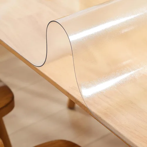Miniatura 3 de Protector de mesa esmerilado de 0.059 in de grosor, 48 x 60 pulgadas, cubierta de mesa de PVC impermeable, almohadilla de escritorio antideslizante