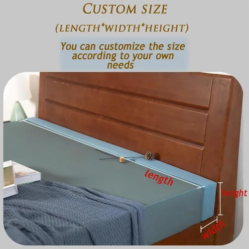 Miniatura 6 de Relleno de espacio de cama de tamaño personalizado, espacio entre la tabla del pie o la pared de la cama, protector de cama, extensor de colchón