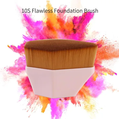 Miniatura 2 de Brocha de Base, Brocha de Maquillaje Tipo Hierro Daubigny para Base de Polvo Líquido y Rubor Facial, Brocha de Base para Mezclar Cosméticos Tipo