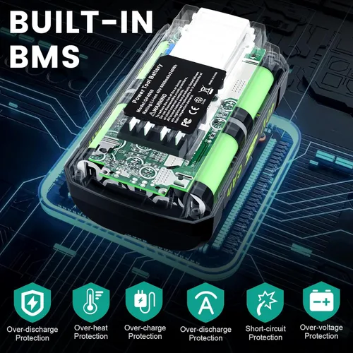 Miniatura 2 de Fancy Buying Reemplazo de batería mejorada de 6000Ah 40V para Ryobi OP4015 OP40201 OP4026 OP40261 OP4030 OP40301 OP4040 OP40401 OP4050 OP40601