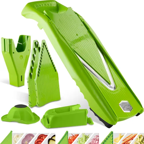 Miniatura 12 de Börner V5 PowerLine - Juego profesional de cortadores de verduras (7 piezas) • Cortador de verduras (cepilladora en V) para frutas y verduras +