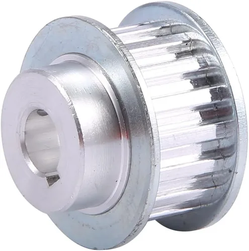Miniatura 4 de 2 piezas de polea sincrónica de metal, rueda de transmisión de correa de motor S Cj0618, mini engranajes de torno de metal, engranajes de máquina