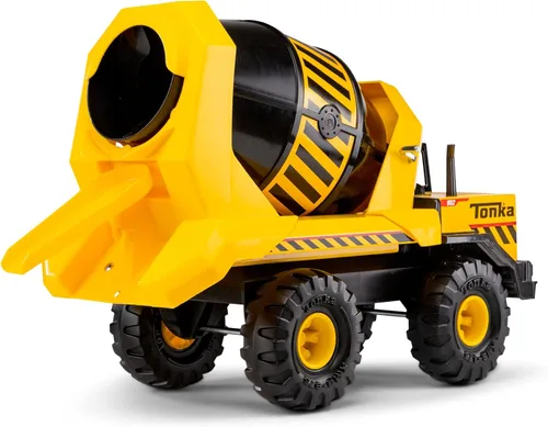 Miniatura 3 de Tonka Steel Classics Mighty Mezcladora de Cemento - Fabricada con Acero y Plástico Resistente, Camión de Construcción de Juguete Amarillo, Niños