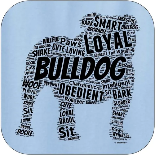 Miniatura 21 de ThisWear Sudadera con capucha con capucha de Bulldog Inglés Word Art Dog Puppy Owner Gift Hoodie