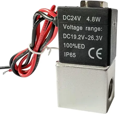 Miniatura 8 de AOPANDA 1/4inch DC 12V 2 vías normalmente cerrada válvula de aire electromagnética eléctrica, acero inoxidable