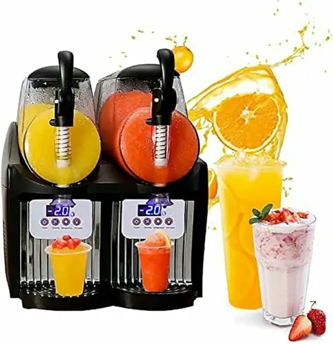 Fabricante de granizado congelado,Máquina comercial de hielo Slush,Máquina de hacer granizados de hielo,Máquina de bebida congelada de batido de