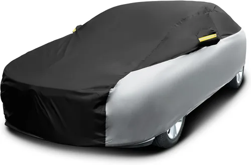 Miniatura 9 de Riakrum Funda completa impermeable para todo tipo de clima, para automóviles, resistente al viento, a la lluvia, protección UV, resistente a