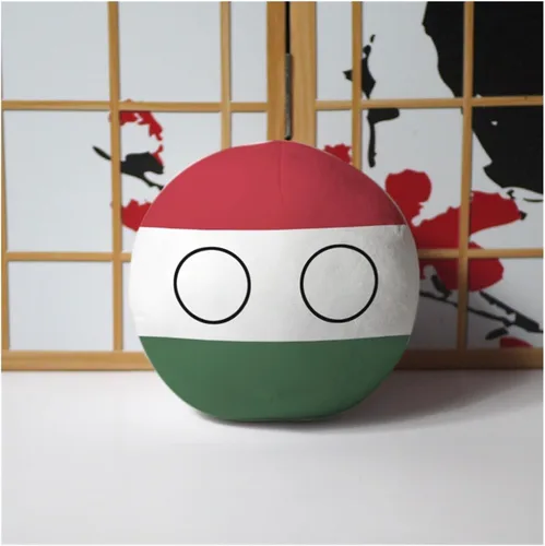 Miniatura 47 de Polandball Countryballs Muñeco de peluche Ucrania España Hungría Portugal Rumanía Grecia Austria México Polonia Ball (15,3.8 pulgadas)