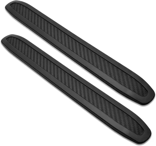 Miniatura 6 de runmade Universal Car Truck Pickup 8PCs Negro Protector de parachoques trasero lateral antiarañazos Protector Recorte Tiras de goma