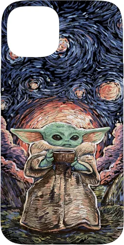 Miniatura 9 de Star Wars: The Mandalorian The Child Starry Night Style - Carcasa para iPhone 17