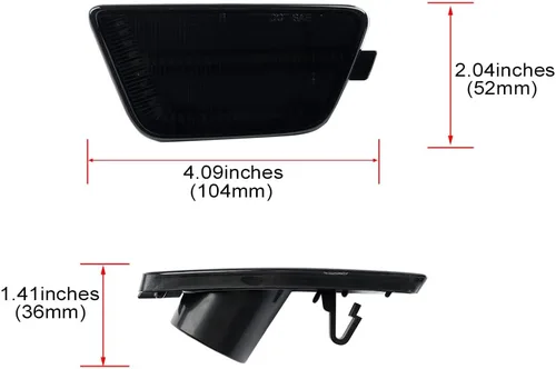 Miniatura 6 de Conjuntos de luces de posición lateral LED para Cruze 2011 2012 2013 2014 2015 2016 Chevy Cruze Diesel Eco L LS LT LTZ, luces de posición lateral