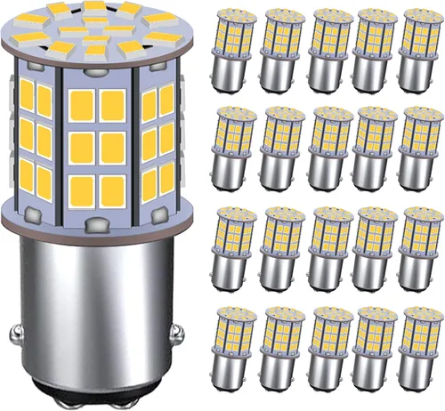 Miniatura 12 de GRV Ba15d 1142 1076 Bombilla LED 4W 56-2835SMD Super Brillante AC/DC 12V-24V 40W de Reemplazo Halógeno para Luces Interiores de RV, Remolque