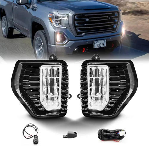 Miniatura 33 de Fog Lights Compatible With 2013 2014 2015 Ford Explorer Front Bumper Driving Lamp Assembly Clear Lens