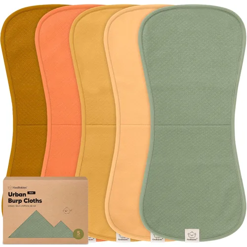 Miniatura 21 de Paños orgánicos para bebés, niños y niñas, paquete de 5, ultra absorbente, paño para eructar, ropa para recién nacidos, toalla para la leche, babero