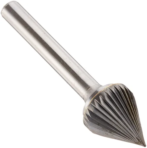 Miniatura 115 de Drill America SA-1 Rebaba de carburo/lima giratoria cilíndrica de doble corte para amoladora de troquel de 1/4" de diámetro x 5/8" de longitud