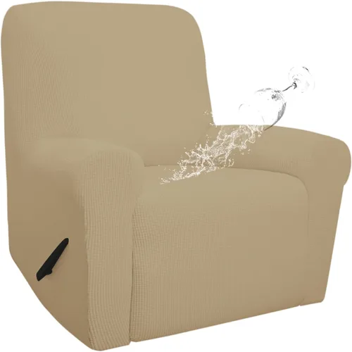 Miniatura 38 de Easy-Going - Funda 100 % impermeable doble para sofá reclinable, diseño jacquard, en 1 pieza, a prueba de derrames, para niños, mascotas, perros