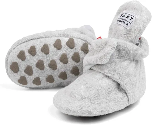 Miniatura 85 de Sawimlgy - Botines de algodón antideslizantes para recién nacido, con agarre, para cuna o para el invierno
