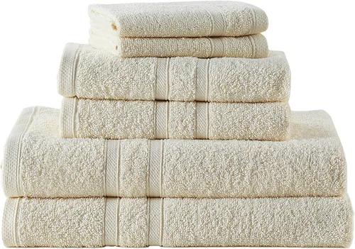 Miniatura 8 de CLOROX Toallitas de baño 100% algodón aptas para usar blanqueador, de secado rápido (12" x 12"), altamente absorbentes, suaves y ligeras, ideales
