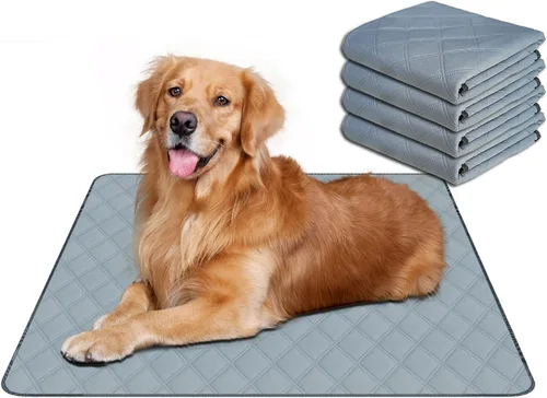 Miniatura 18 de RIOUSSI Almohadillas lavables para orina de perros, reutilizables, absorbentes, a prueba de fugas, antideslizantes, para entrenamiento de orinal