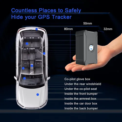 Miniatura 3 de WANWAYTECH Rastreador GPS 4G para vehículos, automóviles, niños, perros, motocicletas, actualizaciones instantáneas 10S, Geo-Fence, antirrobo