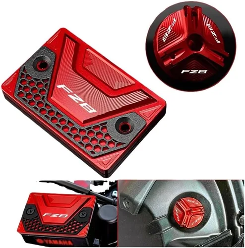 Miniatura 2 de Clutch Cylinder Reservoir Cover Motorcycle CNC Drain Engine Oil Filler Cap Front Brake Fluid Reservoir Cover For FZ-8 FZ 8 ZF8N FZ8S For FAZER FZ8