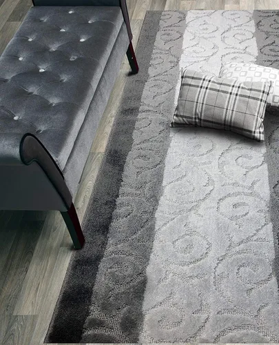 Miniatura 14 de Alfombra de pasillo de corte personalizado, antideslizante, 31 pulgadas de ancho x longitud que elijas de longitud, cadena antracita, 31 pulgadas x