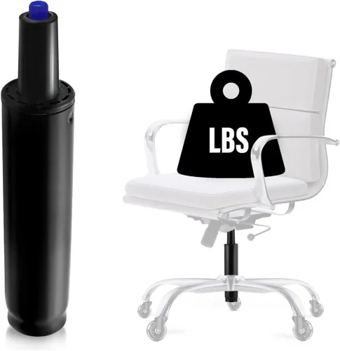 Miniatura 10 de Reemplazo del cilindro de elevación de gas para silla de oficina de 11 a 17 pulgadas, cilindro de silla alta de 5.5 pulgadas de carrera, pistón