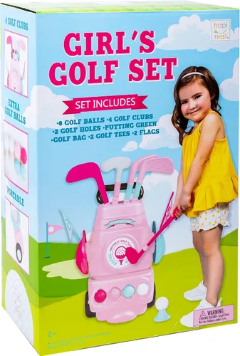 Miniatura 3 de Hapinest Juego de golf para niña pequeña, color rosa