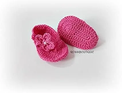 Miniatura 3 de Pink Baby Flip Flops, Newborn Sandals