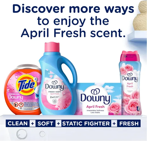 Miniatura 8 de Downy Líquido suavizante de telas, aroma fresco de abril, 111 onzas líquidas, 150 cargas