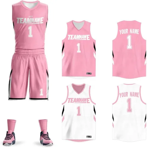 Miniatura 14 de Personalizado Hombres Juventud Reversible Jersey de baloncesto Uniforme Impreso Nombre Personalizado Número Ropa Deportiva Tamaño Grande
