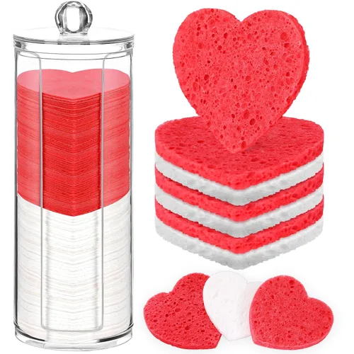 Miniatura 19 de Sieral 120 esponjas faciales comprimidas para mujeres con contenedor, almohadillas desechables para lavar la cara, exfoliante, esteticista, Lemon