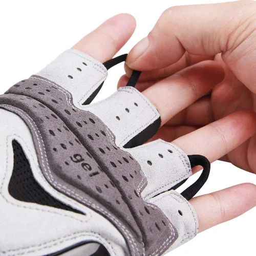 Miniatura 24 de CXWXC Guantes de ciclismo para hombres y mujeres – Guantes de ciclismo transpirables de gel para bicicleta de montaña – Guantes antideslizantes