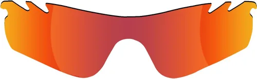 Miniatura 2 de Lentes de repuesto para gafas de sol Oakley Radarlock Path ventiladas, Rojo