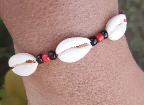 Miniatura 2 de Sea Shell Santeria Ilde Stretch Unisex Beaded Ifa Bracelet