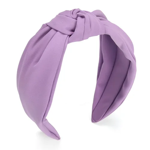 Miniatura 13 de Etercycle Diadema para mujeres, diadema ancha anudada, banda elástica para el cabello de yoga, accesorios de moda para el cabello para mujeres